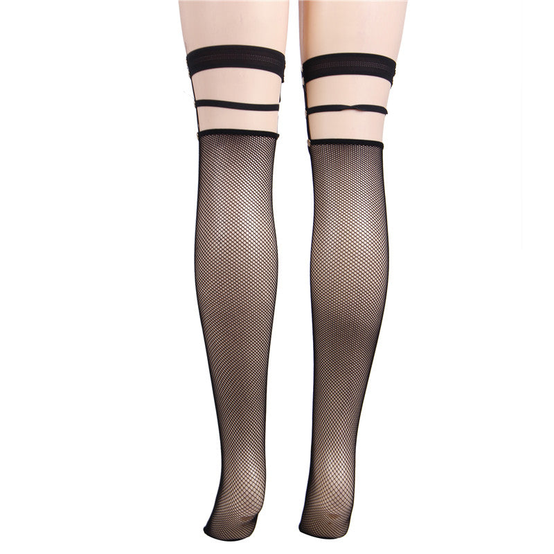 Black Fence Net Stockings