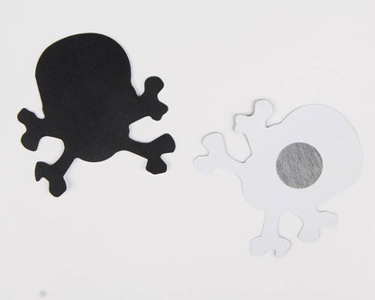 Black Skull Shaped Nipple Cover