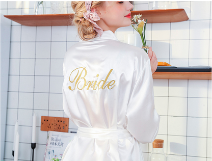Bride Embroidered Robe